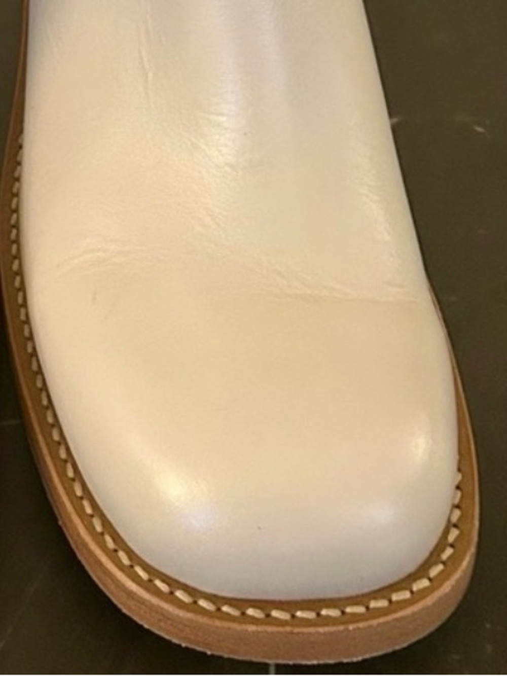 Steve Madden Riggs Knee High Boots Bone Size 8.5 - Picture 6 of 10